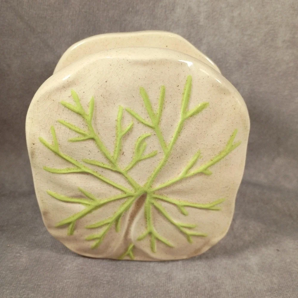 Vintage Neil the Frog Napkin Holder 1979 Hobbyist Piece Speckled Glaze